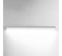 LXYST Linear Led Light White Lamp Lighting Fixture Long Strip Close to Ceiling Lights for Bedroom Kitchen Dining Room Cloakroom Hallway/6000K/100Cm