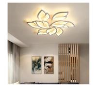 LXYST Living Lights Ceiling Lamp Nordic Leaf Bedroom Dining Room Chandeliers Home Decor Interior Light Fixture(9 Heads)