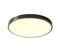 LXYST Living Slim Flat Panel Lighting Black Acrylic Disc Shade Led Lamp Dimmable Ceiling 42W Cold White 6000K Flush Mount Light Fixtures for Dining Room Aisle Foy