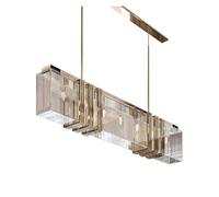 LXYST Luxurious Crystal Chandelier High-End Steel Pendant Light Elegant Restaurant & Hotel Decorative Ceiling Fixture for Interior Decor Stunning Luxury Illumination