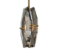 LXYST Luxurious Postmodern Crystal Chandelier Adjustable Pendant Light Copper Creative for Dining Room Bar Restaurant Bedroom - Elegant Home Decor