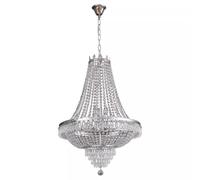 LXYST Luxury Crystal Chandelier Lighting Villa Staircase,60 * 80cm Pendant for High Ciling Adjustable Height Chrome Finish Indoor Decor Hangin Lamp Ceiling Light