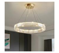 LXYST Luxury Crystal Chandelier Pendant Light for Living Bedroom Dining Room Kitchen Gold Ring Rings x cm - Elegant Home Decor