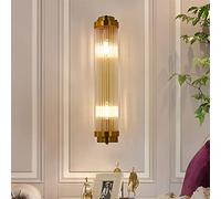 LXYST Luxury European Light Golden Living Room Rotatable Crystal Lamp Outdoor Wall Lamp,Wall Lamps (One Color Gold/7W)