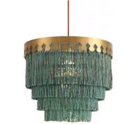 LXYST Luxury Princess Cotton Rope Metal Chandelier Pendant Lamp Living Room Bedroom Decoration Fixtures