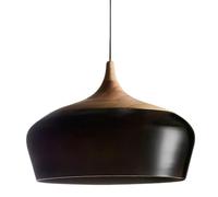 LXYST Metal Dome Pendant Light, Decorative Chandelier for Kitchen and Restaurant, Nordic Creative Fixture(Dark,35cm)