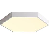 LXYST Metal Hexagon Flush Mount Fixture Three-Color Dimming Toning Energy Ceiling Lamp Saving Flat Light Easy Installation Interior Pendant Light,for Living Room