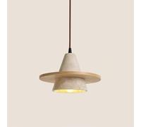 LXYST Minimalist Dining Table Light Nordic Creativity Kitchen Island Natural Marble Hanging Lamp Japanese Style Yellow Travertine Bedside Chandelier for Restaurant Aisle/Wood