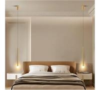 LXYST Minimalist Pendant Lights Bedroom and Kitchen Small Chandelier for Bedside Bar Table Lamp Longline Interior