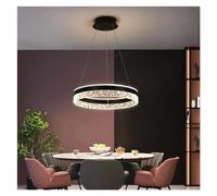 LXYST Minimalist Ring led Pendant Lights Dimmable Compatible with Table Dining Bedroom Chandelier Decor Indoor Luminaire,for Living Room