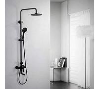 LXYST Mounted Set Copper Constant Temperature Black Top Spray Shower Home Decoration Building Materials Beautiful Practical