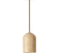 LXYST Natural Marble Pendant Fixture Above Kitchen Sink 3 Light Mid Century Industrial Hanging Lamp Cylinder Stone V-intage MI-NI Ceiling Chandelier