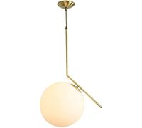 LXYST Nordic Chandelier 30cm Elegant Single Head Pendant Light for Bedroom Restaurant Bar Corridor Balcony and Cafe - Stylish Fixture