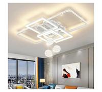 LXYST Nordic Living Room Chandeliers For Kitchen Resturant Hanging Lamp Intelligent Decoration Ceiling Pendant Lamps(B Type-White)