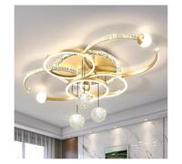 LXYST Nordic Living Room Chandeliers For Kitchen Resturant Hanging Lamp Intelligent Decoration Ceiling Pendant Lamps(A Type-Gold)
