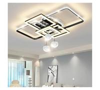 LXYST Nordic Living Room Chandeliers For Kitchen Resturant Hanging Lamp Intelligent Decoration Ceiling Pendant Lamps(B Type-Black)