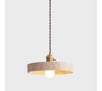 LXYST Nordic Pendant Light Natural Stone Hanging Lamp Small Chandelier Ceiling Lighting Fixture Single Head Kitchen Island Lights Suspended Lamps for Dining Room Bedroo