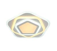 LXYST Pendant Elegant Curved Light,Round Rings Decorative Lamp,3D Ceiling Fixture Light Color/Brightness Adjustable Remote Control Easy to Instal,One Color-Diameter 100*H15cm