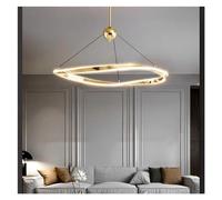 LXYST Pendant Home Decor Lights Living s Compatible with Dining Room Hanging Light Indoor Lighting,Gold-1 Ring