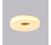 LXYST Pendant LED with Acrylic Shade Home Brass Flush Mount Bathroom Light Fixture Kitchen Balcony Hallway Close to Ceiling Lights (Size : C),