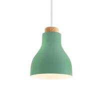 LXYST Pendant Light - Medium Flush Mount, Base, Decorative Chandelier Restaurant, Metal Craft with Shade for Kitchen Island and Table(Green)
