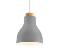 LXYST Pendant Light - Medium Flush Mount, Base, Decorative Chandelier Restaurant, Metal Craft with Shade for Kitchen Island and Table(Dark Gray)