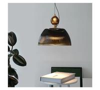 LXYST - Personality Retro Art Glass Guesthouse Tea Room Table Island Kitchen Restaurant Window Indoor Pendant Lamp Hanging Light,