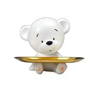 LXYST Polar Bear Glasses Holder Creative Porch Key Tray Ornaments Desktop Home Decorations Living Room Eyewear Display Stand