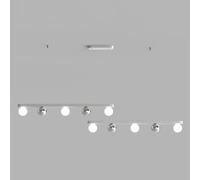 LXYST Postmodern Metal Strip Pendent Lamp Led Three-Color Dimmable Chandelier Indoor Dining Table Adjustable Ceiling Hanging Studio Home Suspended Light Fixture,Chandeliers/One Color/150Cm