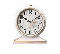 LXYST Quartz Living Room Table Pendulum Retro Home Desktop Fashion Ornaments Desk Clock (Color Gold, Size : Arabic Numerals)