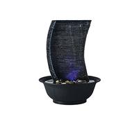 LXYST Resin Rockery Fountains Waterfall Feng Shui Desktop Waterscape Office Table Ornaments Crafts Home Decor Relaxation Indoor Tabletop Fountain (Color : B)