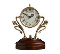 LXYST Retro Table Pure Copper Desktop Home Living Room Study Decoration Ornaments Desk Clock