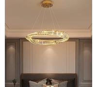 LXYST Ring Chandelier Japanese Pendant Dimmable Contemporary Ceiling Light for Kitchen Island Dining Room 50x50x6cm - Stylish Home Decor