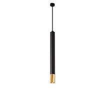 LXYST Round Chandelier Pendant Lights Single Head Long Tube Hanging Cylindrical Fustian Light Living Room Countertop Lamp Color 3 * 60cm Size : Neu