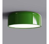 LXYST Round Light Led Flush Mount Lamp 13.8″ Hallway Lighting Fixture, 36W 6000K Close to Ceiling Lights Circle Lamps for Entryway Bedroom Kitchen/Green