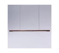 LXYST Scandinavian Wood Chandelier Designer Pendant Light for Dining Room Bar Long Hanging Lamp Home & Restaurant Decoration (Black Walnut A)