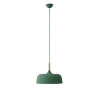LXYST Semi Flush Mount Chandelier Danish Pendant Light Nordic Color Industrial Hanging Lamp Retro Farmhouse Ceiling Fixtures Restaurant Dining Room Bedroom Kitchen Bar(Color:Green,Size:3