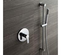 LXYST Single Function Lift Bar Dark Into Wall with Pre-Embedded Faucet Shower Set Beautiful Practical