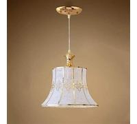 LXYST Single Head Glass Light Nordic Creative Bedroom Hanging Lamp Minimalist Mid Century Kitchen Island Chandelier for Living Room Bar Counter Study Dining Table