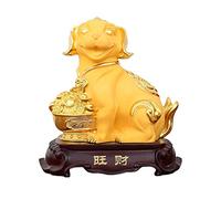 LXYST Statue Dog Ornaments Table Decorations Fortune Feng Shui Sculptures Opening Housewarming Birthday Gifts Buddha Decoration (Size : L)