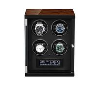 LXYST Storage Dispaly Case with Quiet Motor and 15 Rotation Modes for Most Wrist Watches Self Winding (White) Watch Winder