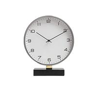 LXYST Table Living Room Ornaments Home Light Luxury Desktop Decoration Mute Desk Clock (Color : B)