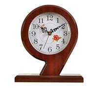 LXYST Table Silent Living Room Tabletop Desktop Pendulum Sitting Home Ornaments Desk Clock