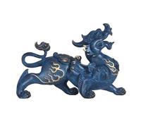 LXYST Table Statue Improve Feng Shui Fortune Home Decorations Entrance Office Opening Gifts Crafts Ornaments Buddha Decoration (Color Left, Size : L)