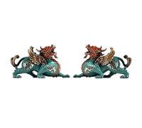 LXYST Table Statue Living Room Home Decorations Vintage Copper Fortune-Telling Desk Feng Shui Ornaments Buddha Decoration