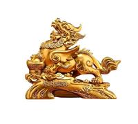 LXYST Table Statue Lucky Feng Shui Inviting Ornament Living Room Entrance Office Wine Cabinet Gathering Wealth Decorations Exquisite Desktop Ornaments Buddha Decoration (Color : Left