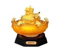 LXYST Table Statue Office Desktop Feng Shui Gathering Wealth Treasure Bowl Ornaments Housewarming Opening Gift Collection Buddha Decoration (Size : M)