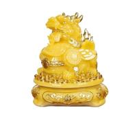 LXYST Table Statue Office TV Wine Cabinet Decorative Housewarming Business Gifts Fortune Feng Shui Ornaments Buddha Decoration (Color Yellow, Size : M)