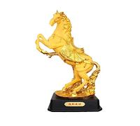 LXYST Table Statue Resin Crafts Horse Sculpture Home Decorations Office Wealthy Feng Shui Ornaments Gift Collection Buddha Decoration (Size : CH)