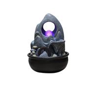LXYST Tabletop Fountains Fortune Circulation Running Ornaments Desktop Small Upscale Water Features to Improve Feng Shui Fountain Decoration